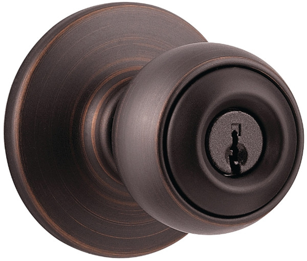 Kwikset 400P-11P CP Keyed Entry Knob, Venetian Bronze [SKU: ORG6975866]