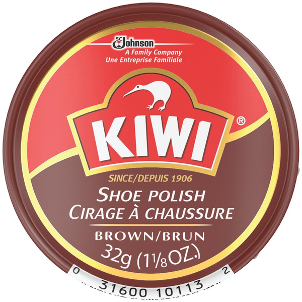 Kiwi 10113 Shoes Polish, Brown, Paste, 1.125 oz Can [SKU: ORG3865664]