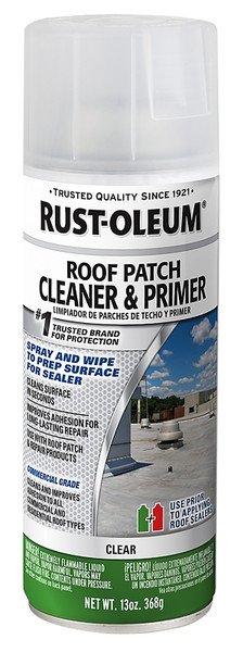 RUST-OLEUM 345815 Roof Patch Cleaner and Primer, Clear, 12 oz [SKU: ORG2431104]