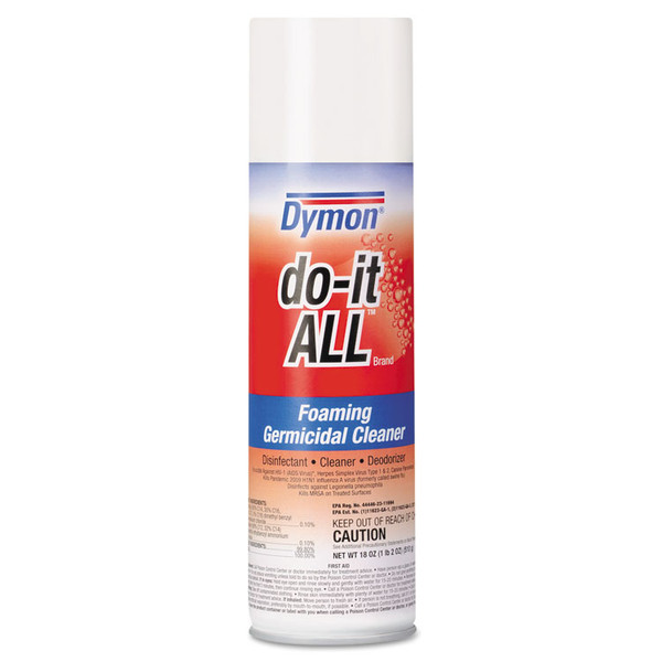 do-it-ALL Germicidal Foaming Cleaner, 18 oz Aerosol Spray, 12/Carton [SKU: ITW08020CT]