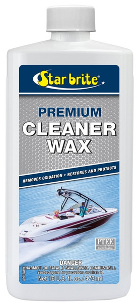 Star brite 896 Series 089616P Cleaner and Wax, Liquid, Characterstic, Cream, 16 oz, Bottle [SKU: ORG0730721]