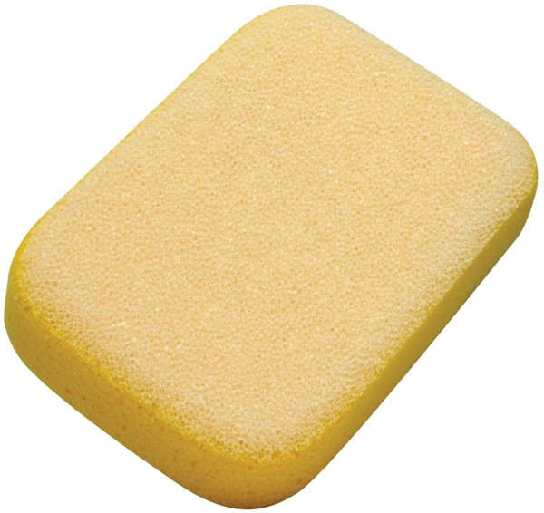 M-D 49156 Double-Textured Scrubbing Sponge, 7 in L, 5 in W, Yellow [SKU: ORG1726579]