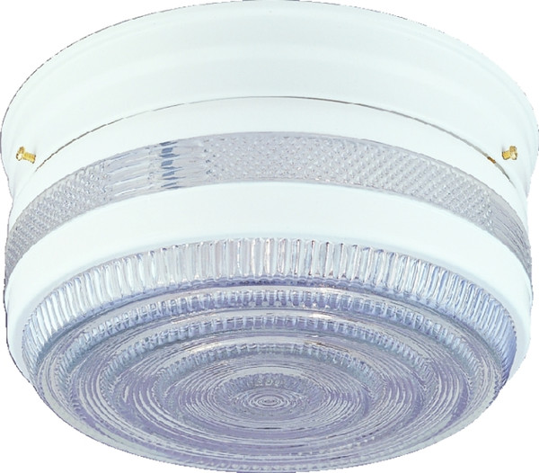 Boston Harbor F15WH02-10043L Two Light Ceiling Fixture, 120 V, 60 W, 2-Lamp, A19 or CFL Lamp, White Fixture [SKU: ORG7022049]