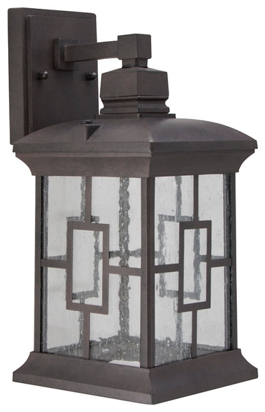Boston Harbor LED-0172F-WD Outdoor Wall Lantern, 120 V, 11 W, LED Lamp, 600 Lumens, 3000 K Color Temp [SKU: ORG7146020]