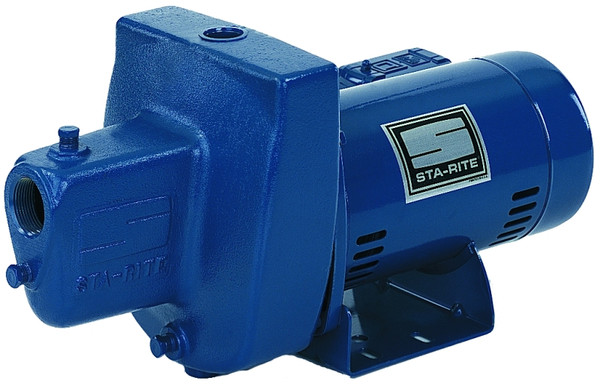 Sta-Rite FSNDH Jet Pump, 12.2/6.1 A, 115/230 V, 0.75 hp, 1-1/4 in Suction, 1 in Discharge Connection, Iron [SKU: ORG0480806]