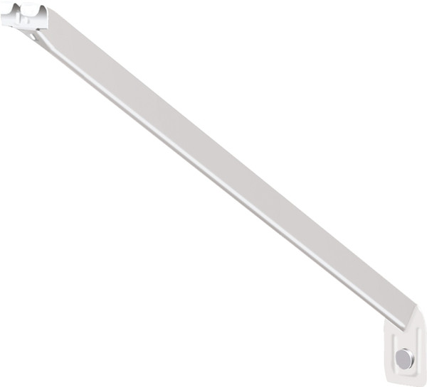 ClosetMaid 1166 Support Bracket, 16 in L, 2 in H, Steel [SKU: ORG6578561]