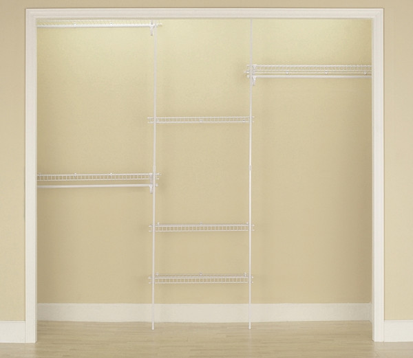 ClosetMaid 5636 Closet Organizer Kit, Steel, White, Vinyl-Coated [SKU: ORG5867874]