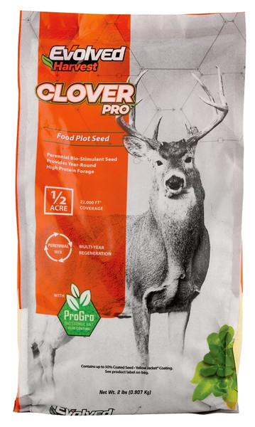 Evolved Clover Pro EVO81000 Food Plot Seed, 2 lb [SKU: ORG2369098]