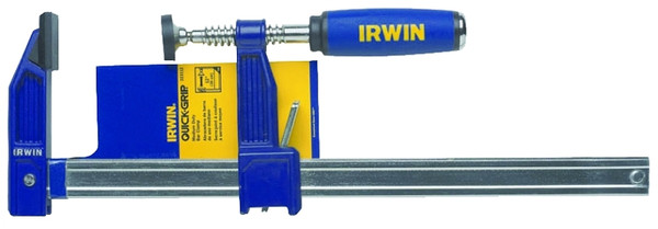 IRWIN QUICK-GRIP 223112 Medium-Duty Bar Clamp, 12 in Max Opening Size, 3-1/8 in D Throat [SKU: ORG0068221]