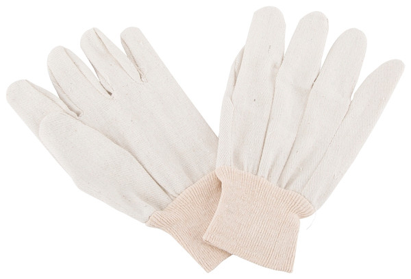Diamondback GV-5221-3L Clute-Cut Work Gloves, One-Size, Straight Thumb, Knit Wrist Cuff, 70% Cotton 30% Polyester, 8 oz [SKU: ORG9346495]