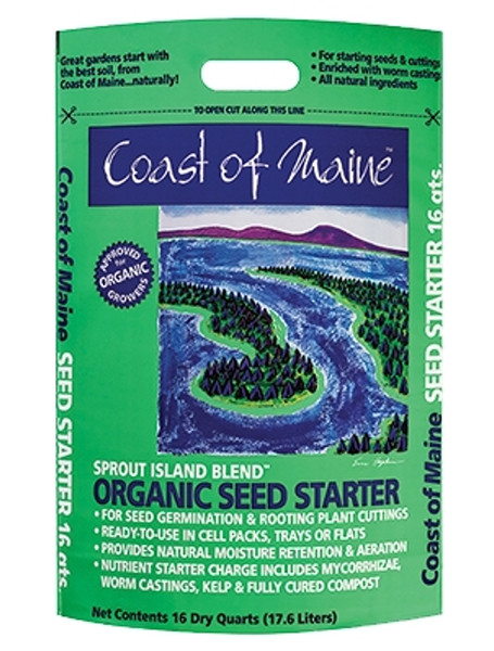 Coast of Maine SI16 Organic Seed Starter, 16 qt Bag [SKU: ORG4466066]