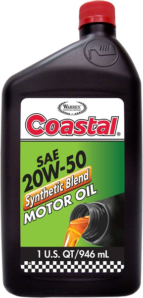Coastal 10701 Motor Oil, 20W-50, 1 qt [SKU: ORG5611199]