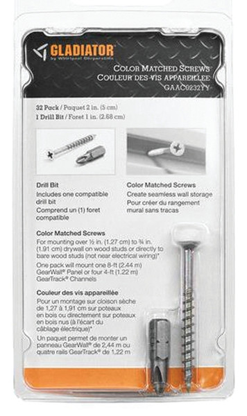 GLADIATOR GAAC0232YY Color Matched Screw, 32 PK [SKU: ORG7187610]