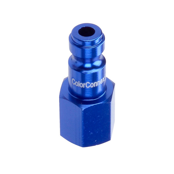 ColorConnex A72430C-X Plug, 1/4 in, FNPT, Aluminum, Anodized [SKU: ORG8581670]