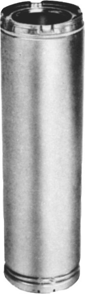 AmeriVent 8HS-24 Chimney Pipe, 11 in OD, 24 in L, Galvanized Stainless Steel [SKU: ORG6819114]
