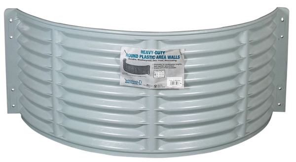 Amerimax 75210 Area Wall, 16 in L, 37 in W, 24 in H, Plastic [SKU: ORG3030913]