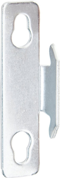 Kenney KN851 Single Curtain Rod Bracket, Zinc, Silver, Nail Mounting [SKU: ORG2240612]