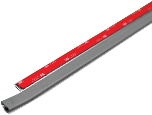 M-D 43303 Weatherstrip, 1 in W, 1 in Thick, 42 in L, Aluminum, Silver [SKU: ORG3167830]