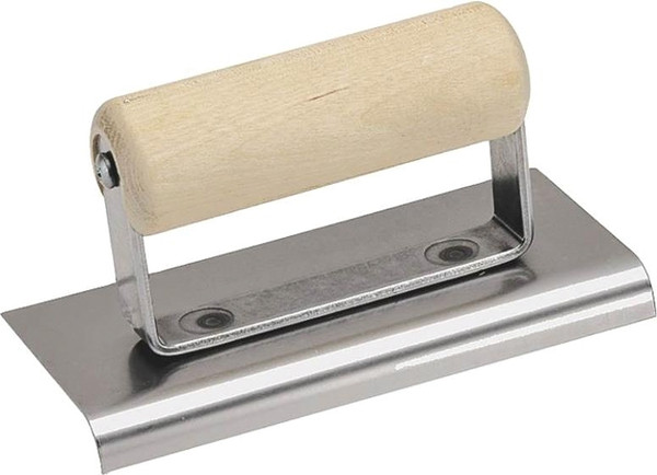 Marshalltown CE508S Hand Edger, 6 in L Blade, 4 in W Blade, Stainless Steel Blade, 1/2 in Lip, 3/8 in Lip Radius [SKU: ORG6942635]