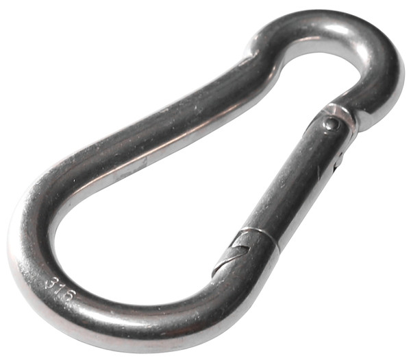 BARON 2450-5/16 Spring Hook Snap Link, Steel, Zinc [SKU: ORG6114193]