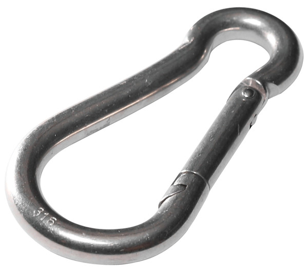 BARON 2450-3/8 Spring Hook Snap Link, Steel, Zinc [SKU: ORG6114417]