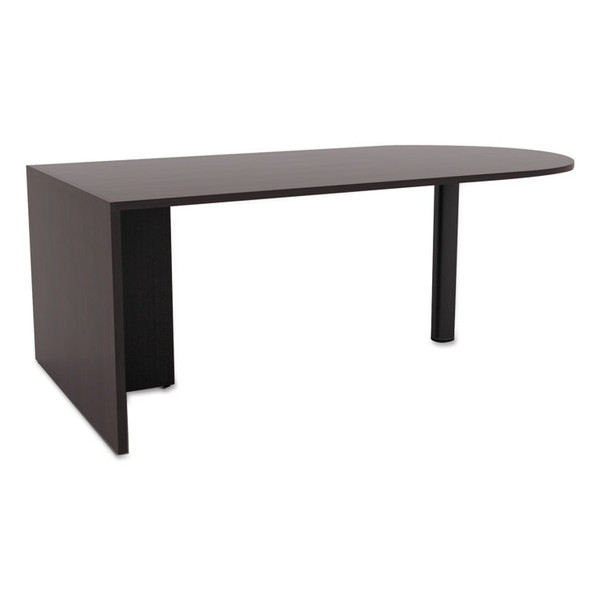 Alera Valencia Series D-Top Desk, 71" x 35.5" x 29.63", Espresso [SKU: ALEVA277236ES]