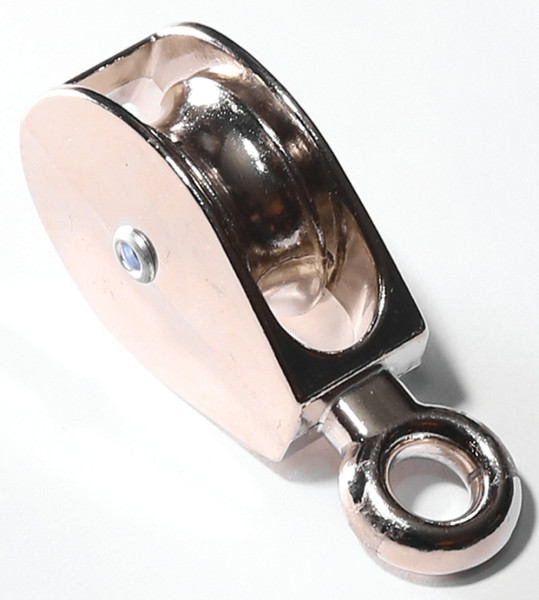 BARON 0174ZD-1 Tackle Pulley, 1/4 in Rope, 55 lb Working Load, 1 in Sheave [SKU: ORG6402127]