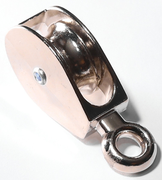 BARON 0174ZD-1-1/2 Tackle Pulley, 5/16 in Rope, 1-1/2 in Sheave [SKU: ORG6402143]