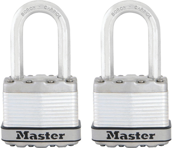 Master Lock Magnum Series M1XTLF Padlock, Keyed Alike Key, 5/16 in Dia Shackle, 1-1/2 in H Shackle, Stainless Steel Body [SKU: ORG4001103]