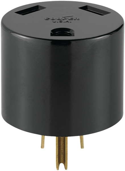 Eaton Cooper Wiring 1264-BOX Power Adapter, 30 A, 125 V, Plug, Receptacle [SKU: ORG6171607]