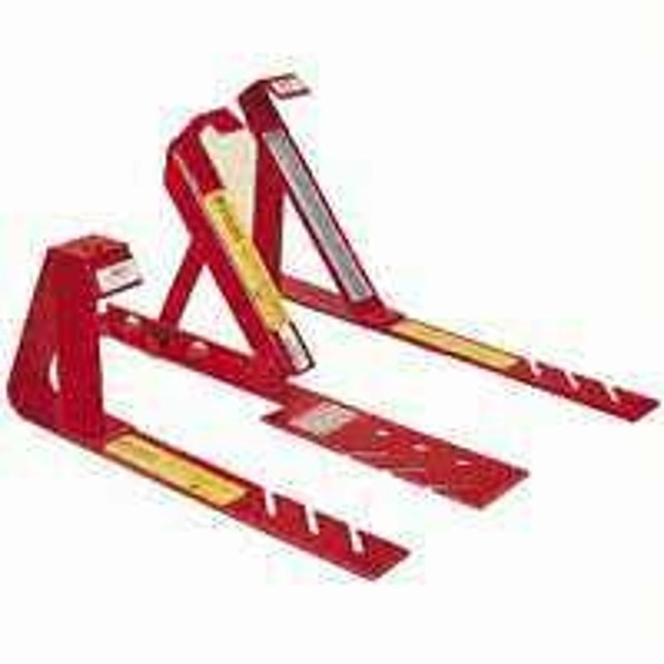 Qualcraft 2503 Fixed Roof Bracket, Adjustable, Steel, Red, Powder-Coated, For: 18/12 Fixed Pitch Roofs [SKU: ORG6281463]