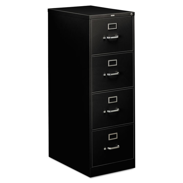 310 Series Vertical File, 4 Legal-Size File Drawers, Black, 18.25" x 26.5" x 52 [SKU: HON314CPP]