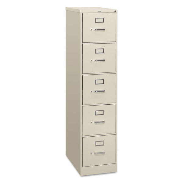 310 Series Vertical File, 5 Letter-Size File Drawers, Light Gray, 15" x 26.5" x 60 [SKU: HON315PQ]
