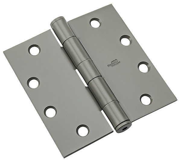 National Hardware N236-014 Template Hinge, Steel, Prime Coat, Non-Rising, Removable Pin, 90 lb [SKU: ORG7191612]