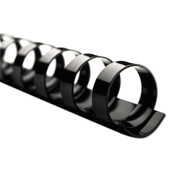 CombBind Standard Spines, 1 1/2" Diameter, 330 Sheet Capacity, Black, 100/Box [SKU: GBC4200010]