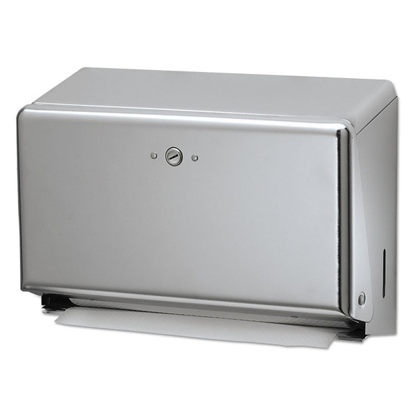 Mini C-Fold/Multifold Towel Dispenser, 11.13 x 3.88 x 7.88, Chrome [SKU: SJMT1950XC]
