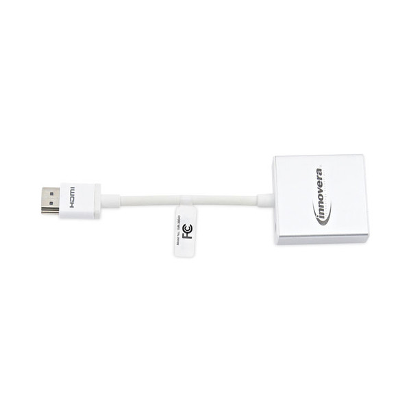 HDMI to SVGA Adapter, 6", White [SKU: IVR30040]