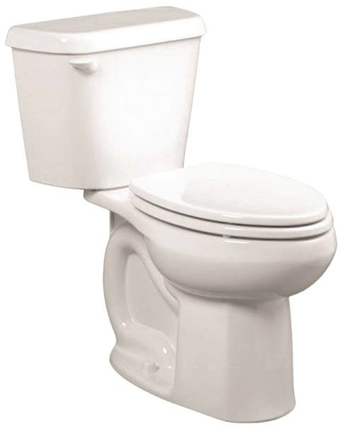 American Standard Colony Series 751CA101.020 Complete Toilet, Elongated Bowl, 1.28 gpf Flush, 12 in Rough-In, White [SKU: ORG0073643]