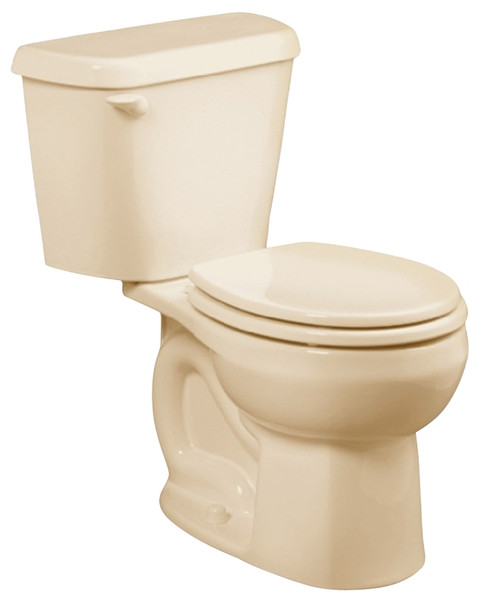 American Standard Colony 751DA101.021 Complete Toilet, Round Bowl, 1.28 gpf Flush, 12 in Rough-In, 15 in H Rim, Bone [SKU: ORG0073684]