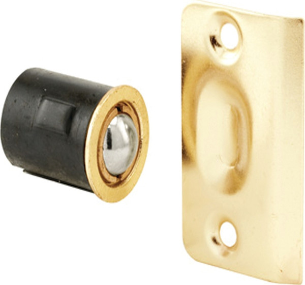 Prime-Line N 7331 Ball Bullet Catch and Strike, Brass [SKU: ORG6520415]