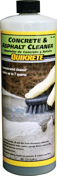 Quikrete 860114 Concrete and Asphalt Cleaner, Liquid, Detergent, Blue, 1 qt, Bottle [SKU: ORG6912604]