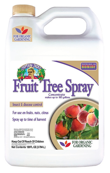 Bonide Captain Jack's 2005 Concentrated Fruit Tree Insecticide, Liquid, Spray Application, Home, Home Garden, 1 gal [SKU: ORG7456098]