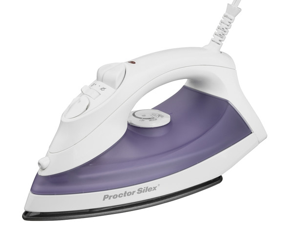Proctor Silex 17201 Non-Stick Steam Iron, 1200 W, 110 V, 12.7 oz Tank, Blast and Fine-Mist Spray [SKU: ORG2313369]