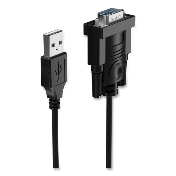 USB to Serial Adapter, 1 ft, Black [SKU: NXT24400030]