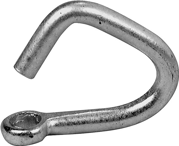 Campbell T4900424 Cold Shut, 1/4 in Trade, 800 lb Working Load, Mild Steel, Zinc [SKU: ORG7317142]