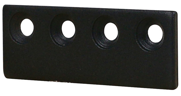 National Hardware N700-106 Connecting Adapter, 3-1/8 in, Steel, Matte Black [SKU: ORG2051381]