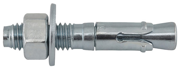 DeWALT Power-Stud 7410SD1 Wedge Anchor, 3/8 in Dia, 2-1/4 in OAL, Carbon Steel, Zinc [SKU: ORG4593273]