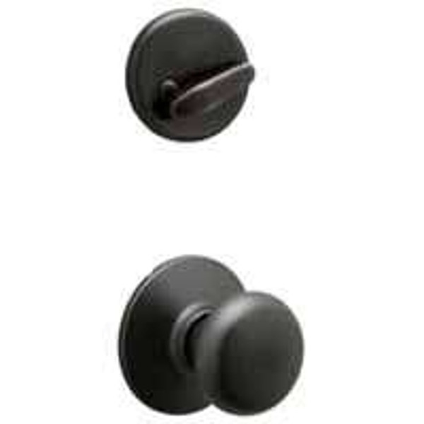 Schlage F Series F59PLY716 Interior Pack, Aged Bronze, Knob Handle, 1-5/8 to 2 in Thick Door [SKU: ORG6156608]