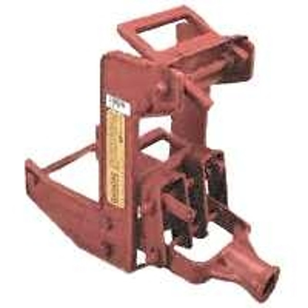 Qualcraft 2601 Wall Jack, Portable, Malleable Iron, Red, Powder-Coated [SKU: ORG6297691]