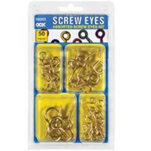 HILLMAN 59203 Screw Eye Kit, Steel, Zinc [SKU: ORG0968255]